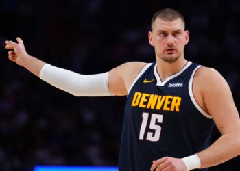 Jokic em ação pelo Denver Nuggets