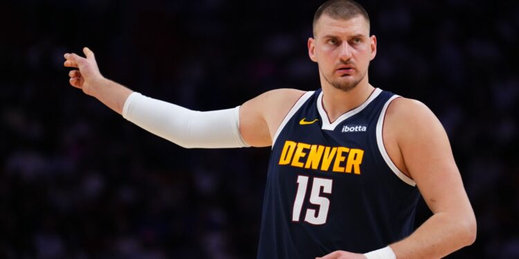 Jokic em ação pelo Denver Nuggets