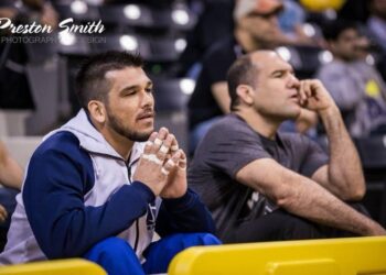 Michael Langhi ao lado de Fábio Gurgel - Foto: Preston Smith