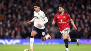 Lance do jogo entre Manchester United e West Ham