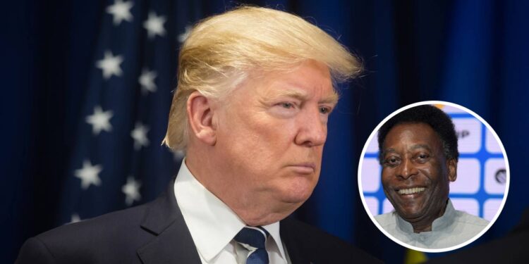 Trump comemora venda histórica de ingressos da Copa e elogia Pelé como ícone