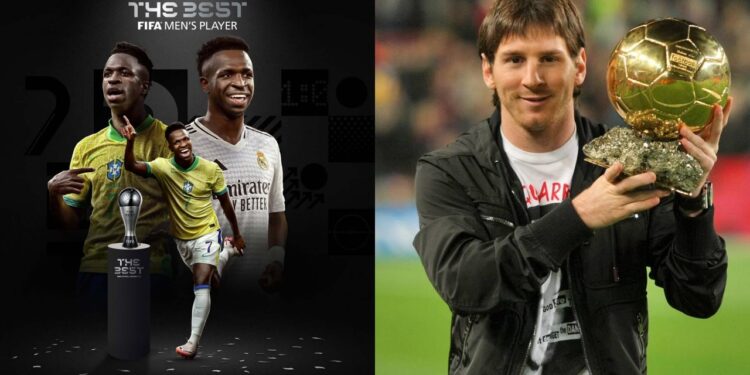 As diferenças entre os prêmios Fifa The Best e Bola de Ouro