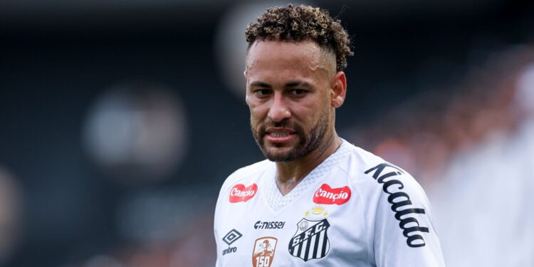 Neymar em ação pelo Santos