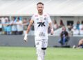 Neymar durante jogo do Santos