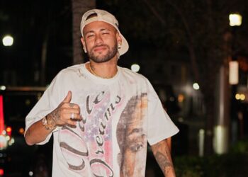 Neymar durante passeio em Miami