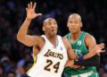 Lance do jogo entre Boston Celtics Los Angeles Lakers no Natal de 2008