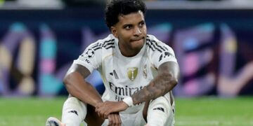 Rodrygo lamenta derrota do Real Madrid