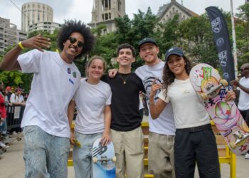 Rayssa Leal e companhia marcaram presença no evento antes do SLS Super Crown