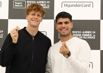 Sinner e Alcaraz comentam sobre possibilidade de atuarem em uma partida de duplas