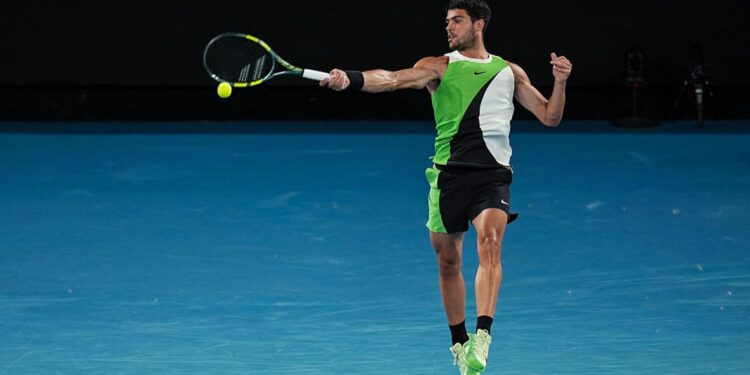Alcaraz garantiu vaga na semifinal do Australian Open pela primeira vez