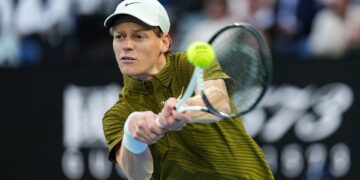 Jannik Sinner venceu Ben Shelton pelas quartas de final do Australian Open