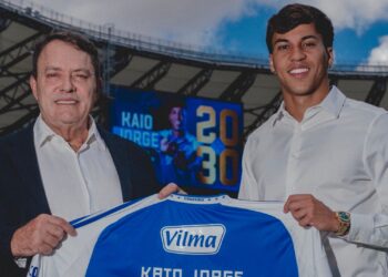 Kaio Jorge renovou seu contrato com o Cruzeiro até o final de 2030