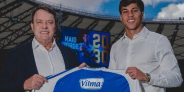 Kaio Jorge renovou seu contrato com o Cruzeiro até o final de 2030