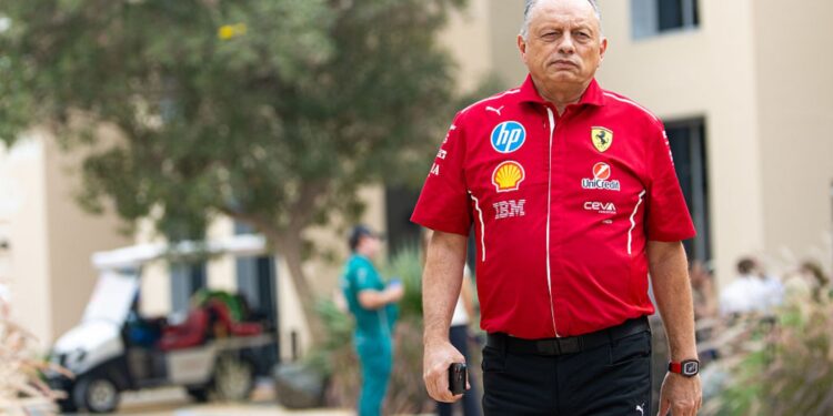 Frédéric Vasseur falou sobre os desafios da Ferrari em 2026