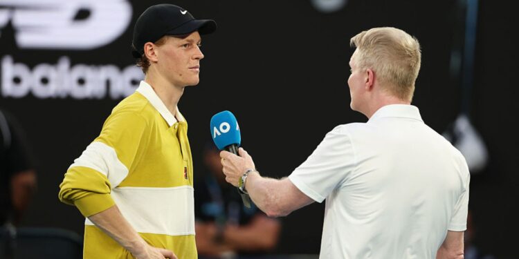 Jannik Sinner estreou com vitória no Australian Open