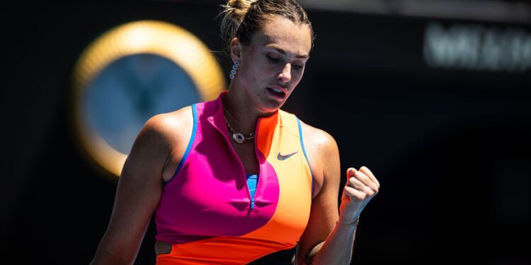 Sabalenka garantiu vaga na terceira rodada do Australian Open