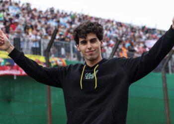 Bortoleto elogiou o carro da Audi durante o evento de lançamento