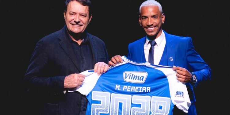 Matheus Pereira renovou seu contrato com o Cruzeiro até o final de 2028