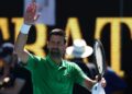 Djokovic celebra desempenho no Australian Open