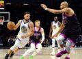 Curry foi o destaque dos Warriors na vitória sobre os Wolves