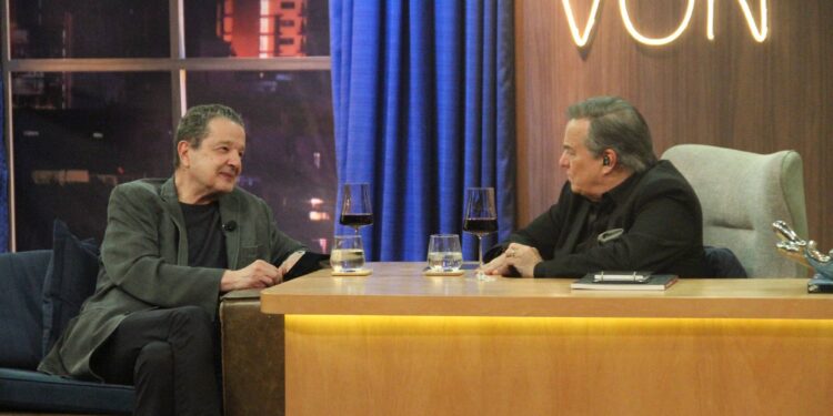 Kfouri foi convidado de Ronnie Von - Foto: Divulgação