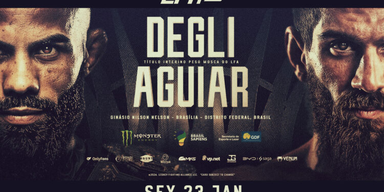 Luta principal vale cinturão mundial - Foto: Divulgação/LFA Brasil