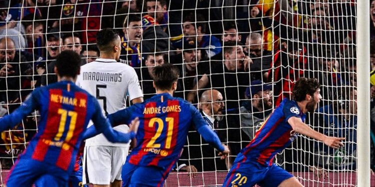 Barcelona x PSG: a maior virada da história da Champions