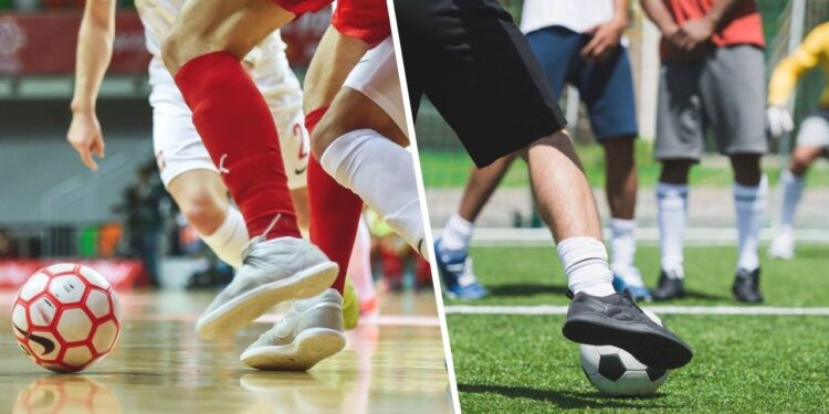 Estas são as regras que diferenciam o futsal do futebol tradicional