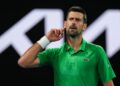 Djokovic em ação no Australian Open