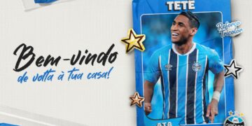 Tetê é anunciado como reforço do Grêmio