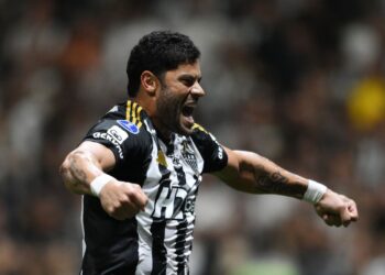 Hulk em ação pelo Atlético-MG