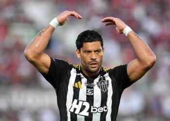 Hulk em ação pelo Atlético-MG
