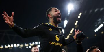 Matheus Cunha decidiu o jogo para o Manchester United