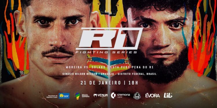 Luta principal do R1 Fighting Series 6 será o duelo internacional - Foto: Divulgação/R1 FS