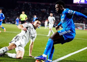 Lance do jogo entre Albacete e Real Madrid