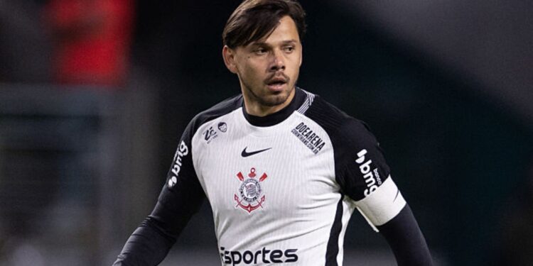 Romero durante jogo do Corinthians