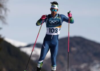 Manex Silva completa os 10 km em 26min51seg nas Olimp&iacute;adas de Inverno