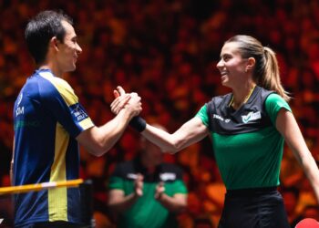 Calderano e Takahashi fazem história e são campeões do Singapura Smash
