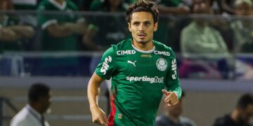 O Palmeiras emprestou Raphael Veiga para o América-MEX