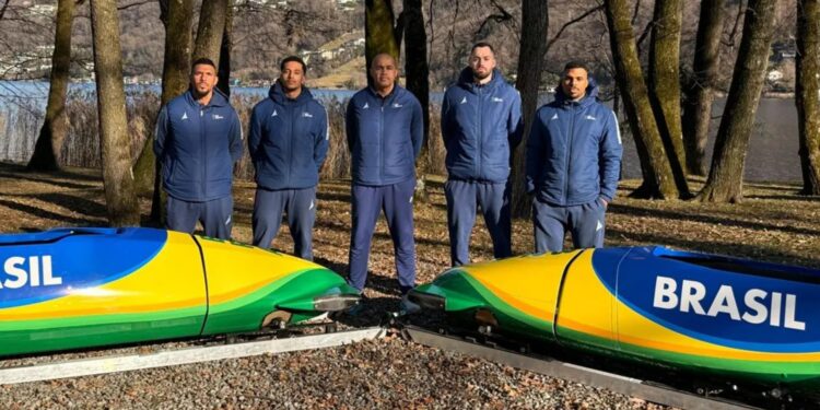 O Brasil vai competir no bobslead nos Jogos Olímpicos de Inverno de Milão-Cortina