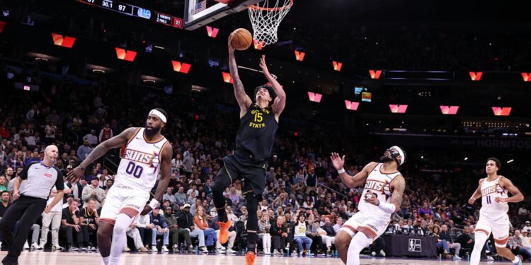 Gui Santos marcou a cesta da vitória no duelo entre Warriors e Suns