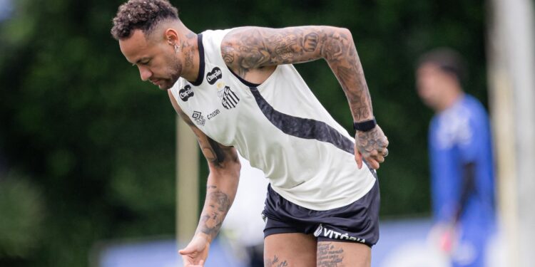Neymar não foi relacionado para a partida entre Santos e Noroeste