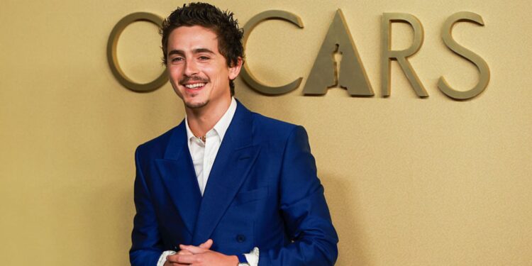 Timothée Chalamet é torcedor do Saint-Étienne e está concorrendo ao Oscar