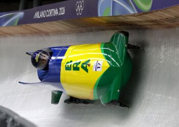Edson Bindilatti e Luís Bacca disputaram o bobsled 2-man nos Jogos Olímpicos de Inverno