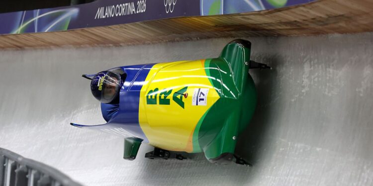 Edson Bindilatti e Luís Bacca disputaram o bobsled 2-man nos Jogos Olímpicos de Inverno