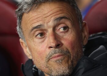 Luis Enrique concedeu entrevista coletiva nesta sexta-feira, 20