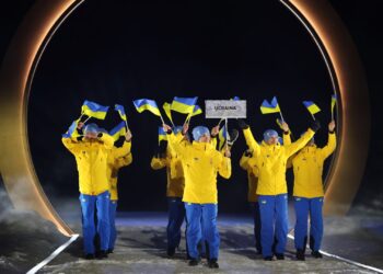 Atletas da Ucrânia e aliados não participarão da festa de abertura