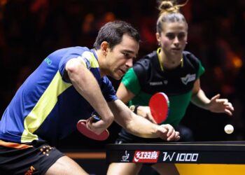 Hugo Calderano e Bruna Takahashi vencem e avançam às quartas - (Créditos: WTT/World Table Tennis)