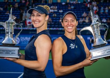 Luísa Stefani celebra retorno ao Top 10 mundial após levantar o troféu em Dubai