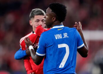 Prestianni está fora do jogo contra o Real Madrid após denúncia de racismo feita por Vinicius Júnior